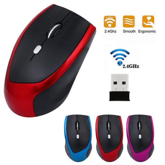 2.4GHz 6 Buttons Wireless Optical Mouse Gaming Mouse For PC Laptop Games